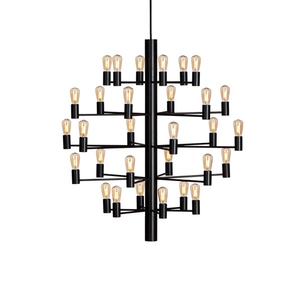 Herstal Manola 30 takkrona 76 cm, Svart