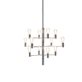 Herstal Manola 12 takkrona 60 cm, Krom