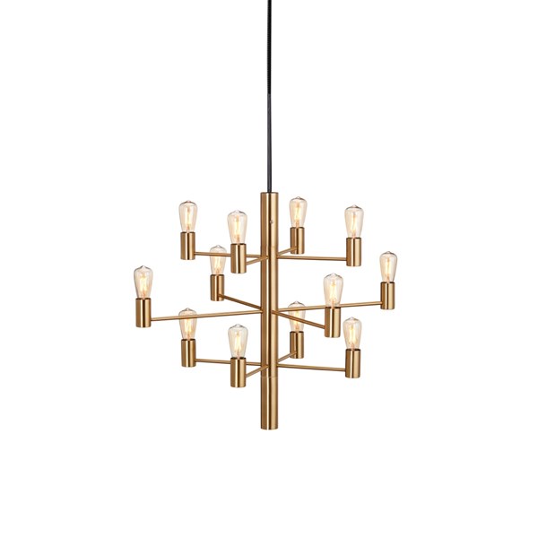 Herstal Manola 12 takkrona 60 cm, Mässing