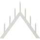 Star Trading Acca V-Formad Ljusstake 7-Armad 60 cm, Vit & brun