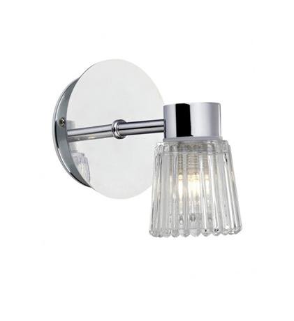 Markslöjd Eze Vägg 1L Krom/Klar Ip44 Utgått