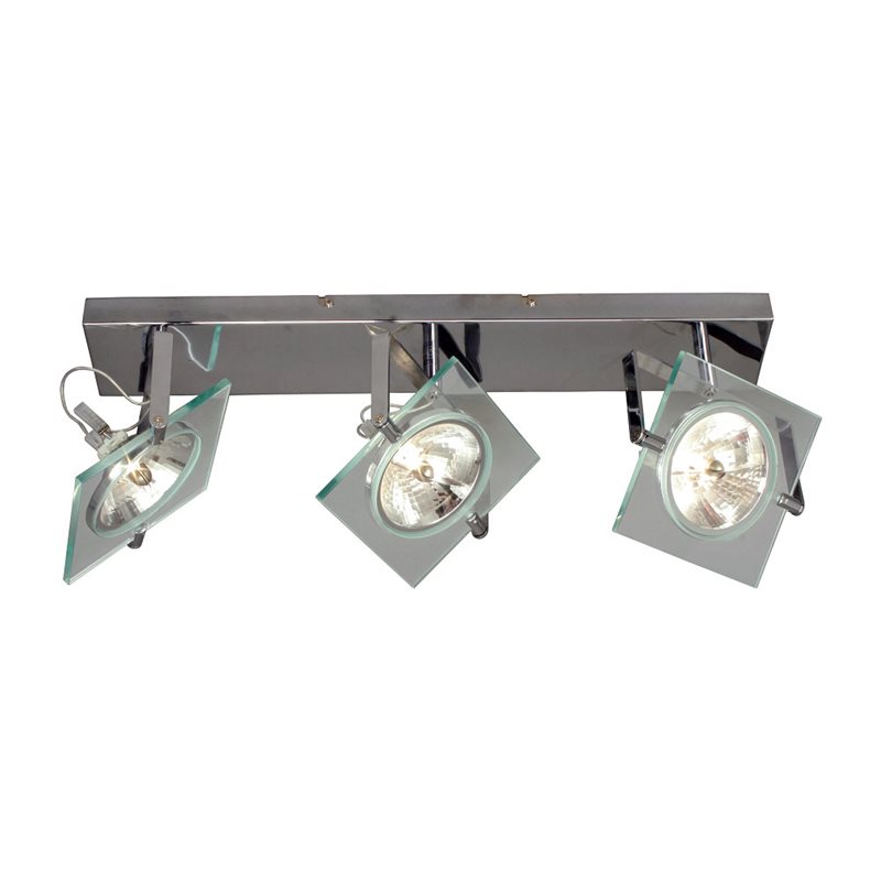 Aneta Lighting Grosso Takspot 3:A Krom/Glas