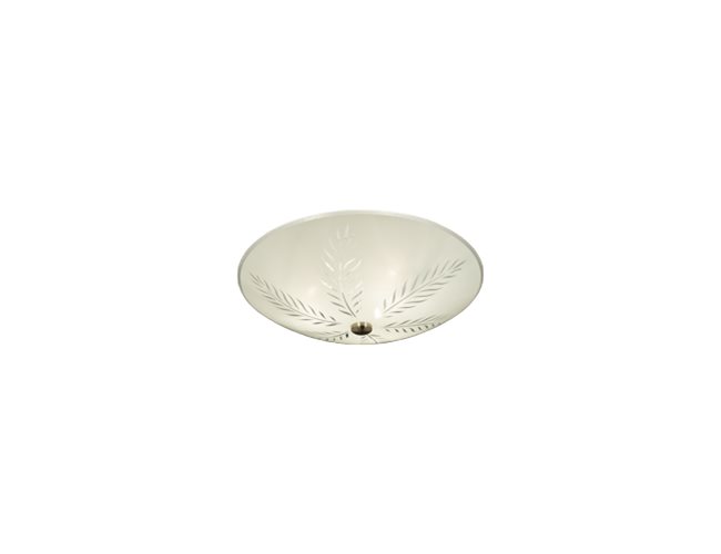 Aneta Lighting Palmblad Plafond 50Cm Blankvit/Stål Utgått