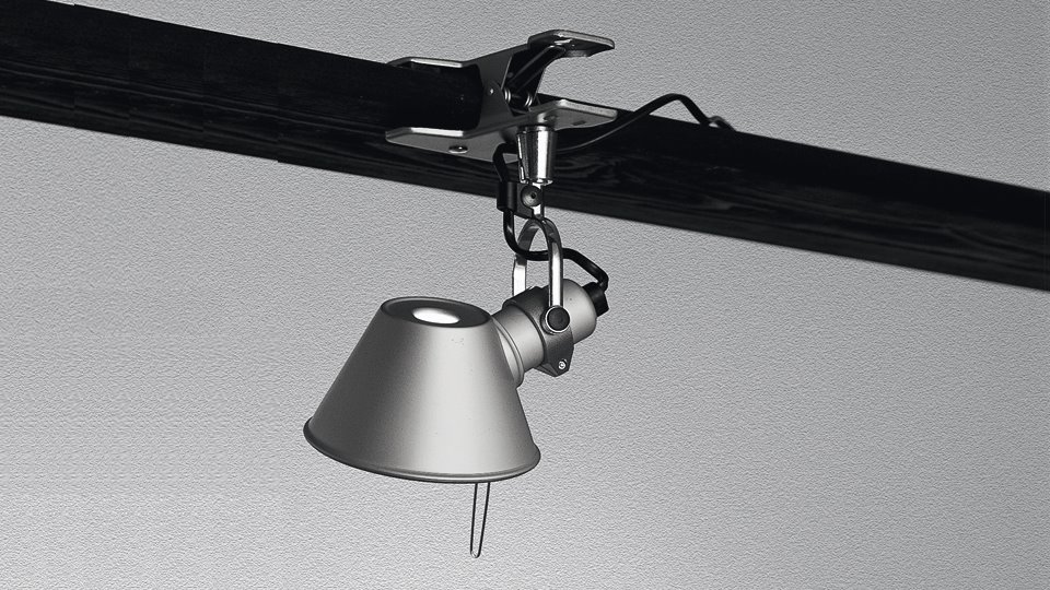 Artemide Tolomeo Pinza Alu Klämspot