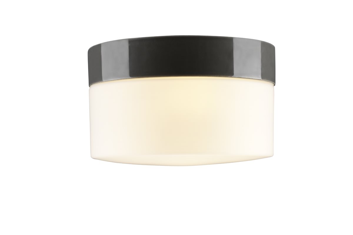 Ifö Electric Opus 200/135 Grå/Opalglas Ip44