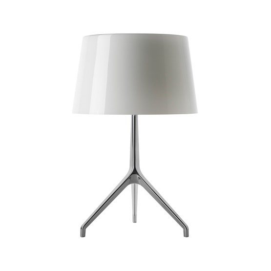 Foscarini Lumiere Bordslampa XXL Alu/Vit Med Dimmer