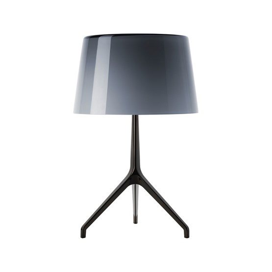 Foscarini Lumiere Bordslampa XXL Svartkrom/Grå Med Dimmer