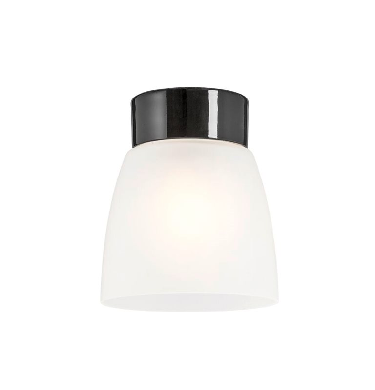 Ifö Electric Open Klara Svart/Frostat Glas Ip21