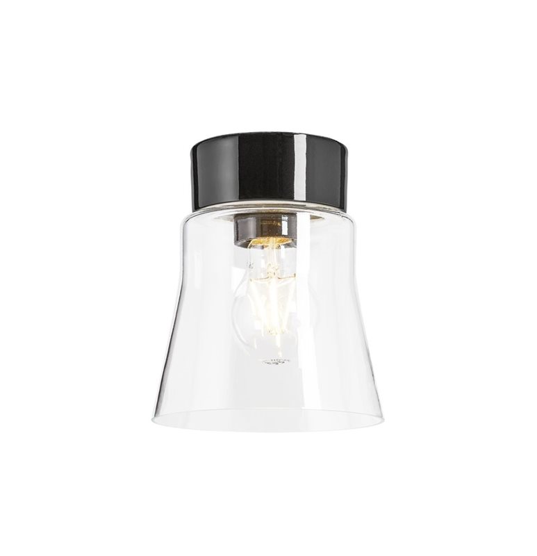Ifö Electric Open Anna Svart/ Klarglas Ip21