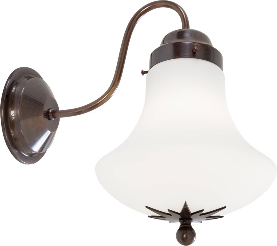 Konsthantverk Stoby Vägglampa 4791 Oxid 25cm Med Stjärna