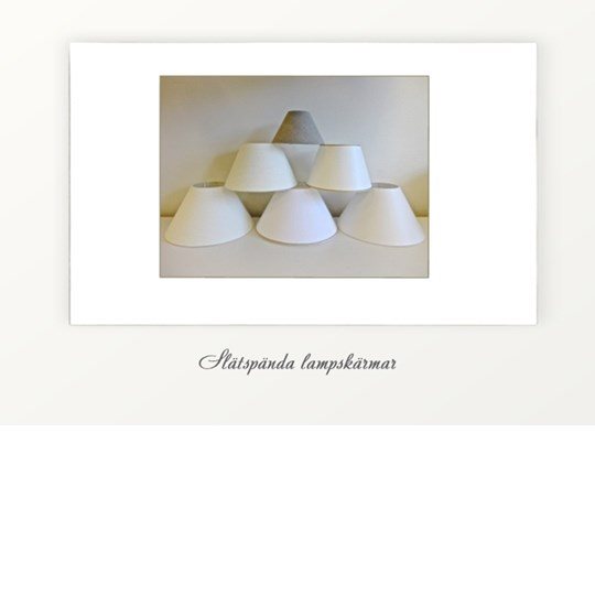 Vallentuna armatur & skärmateljé Lampskärm R31 (31:A) Vit Chintz 01 Fast Ställning