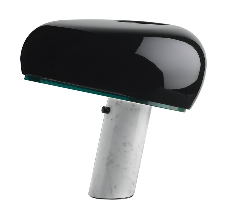 Flos Snoopy lampa från Flos, Svart och marmor