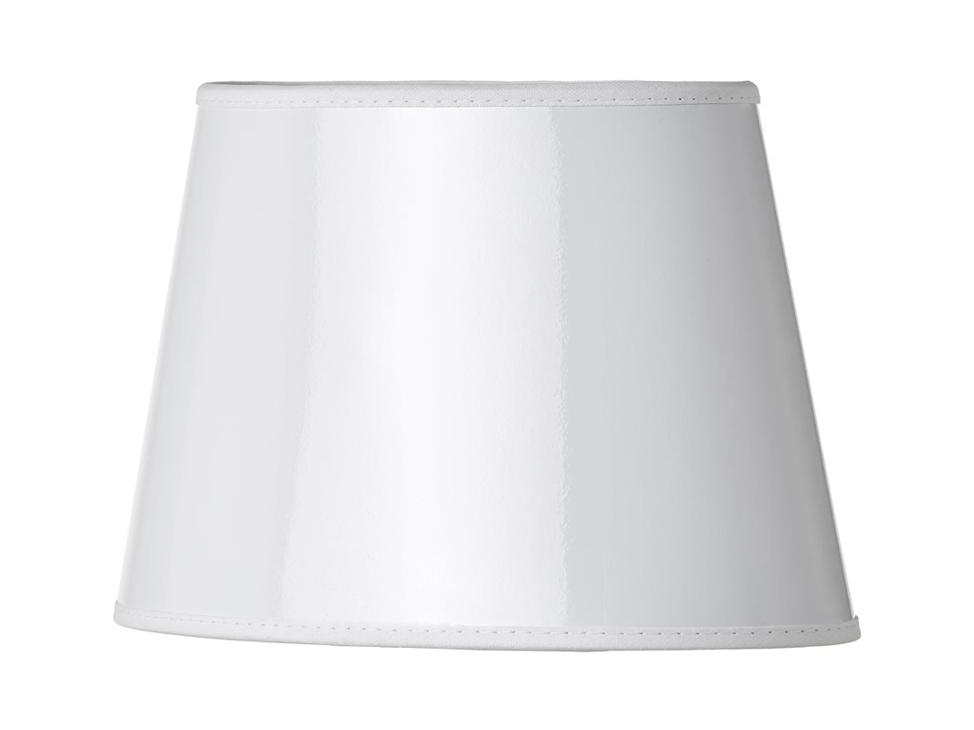 Ah Belysning Sk902 Dahlia Lampskärm Oval Vit/Guld Klo E14