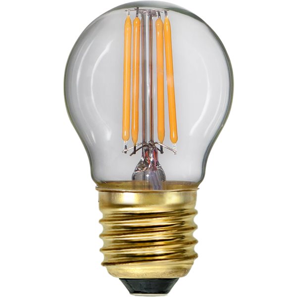 Star Trading Klotlampa Led 4W E27 Klar Filament Dim