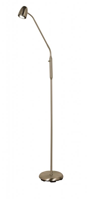 Aneta Lighting Sandnes golvlampa stål med dimmer