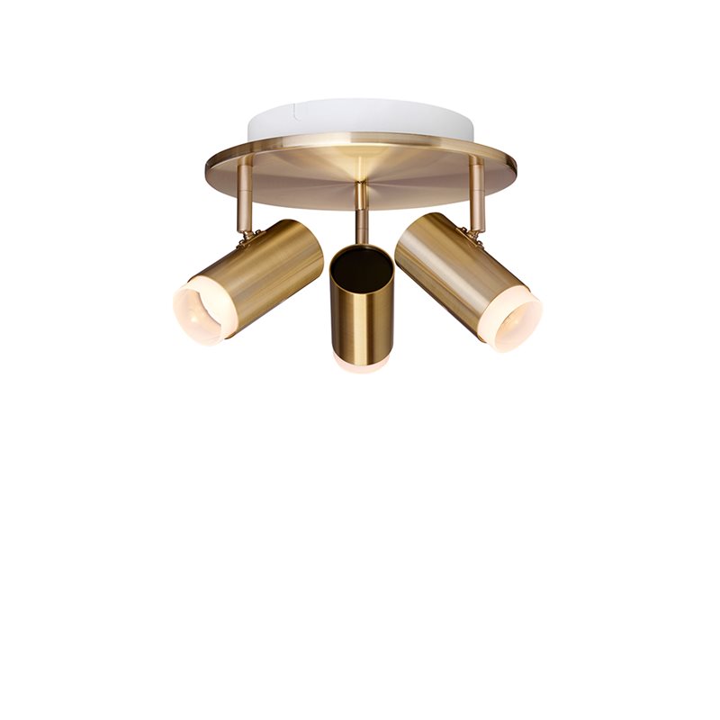 Belid S6164 Cato Q Spot Rund 3:A Mässing Dim