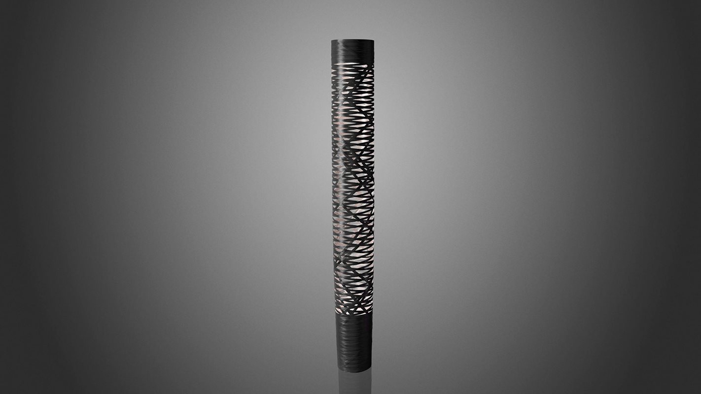 Foscarini Tress Golv Stor Svart Led