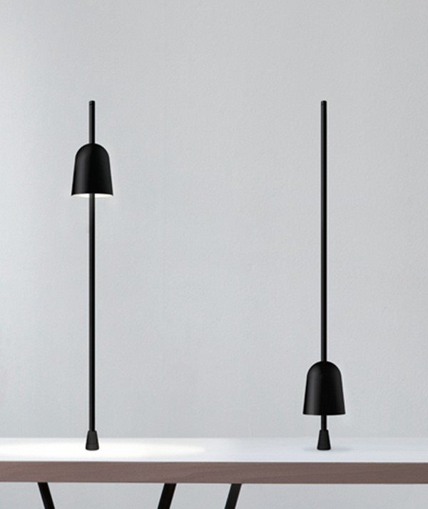 Luceplan Ascent D78pt Bordslampa Med Fix Pin Svart