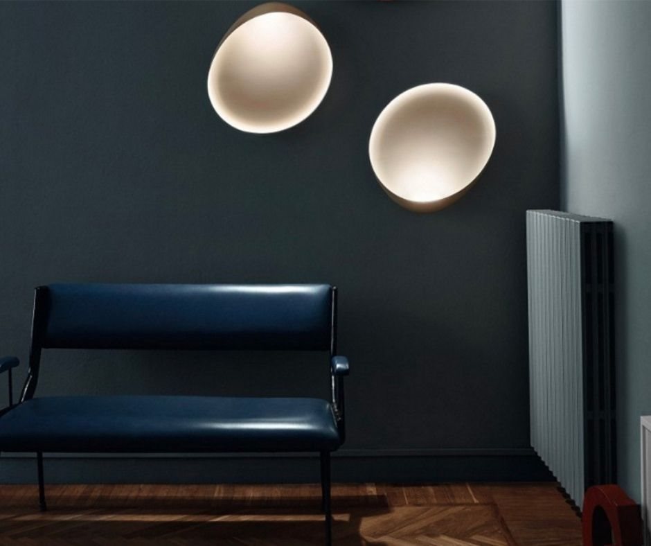 Foscarini Lake Vägglampa Ivory
