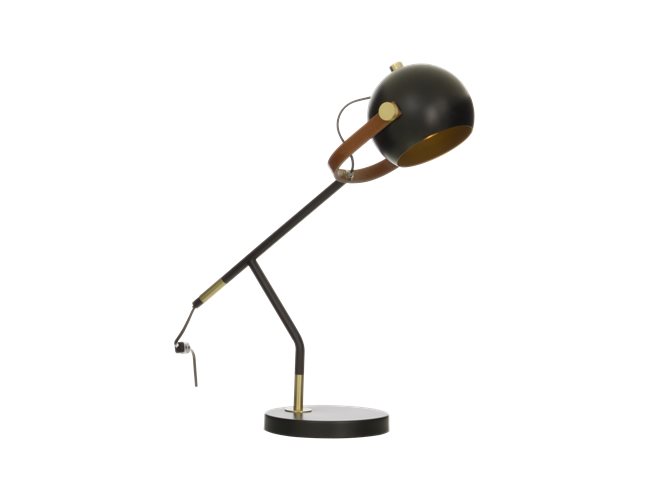 Aneta Lighting Bow Skrivbordslampa Svart/Brun