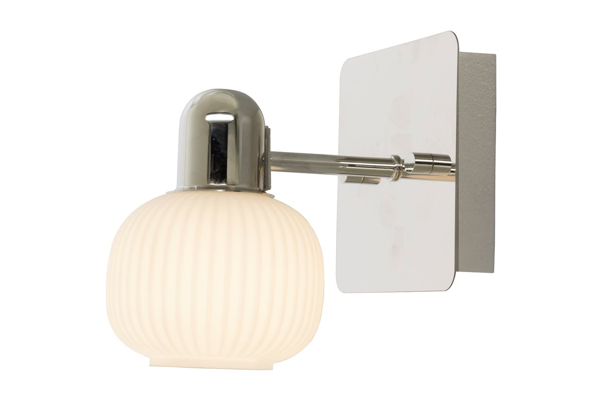 Aneta Lighting Messina vägglampa 1:a krom IP44