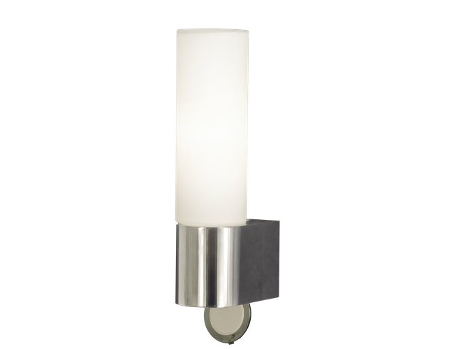 Aneta Lighting Cosenza Vägg Enkel Krom M Uttag Ip44