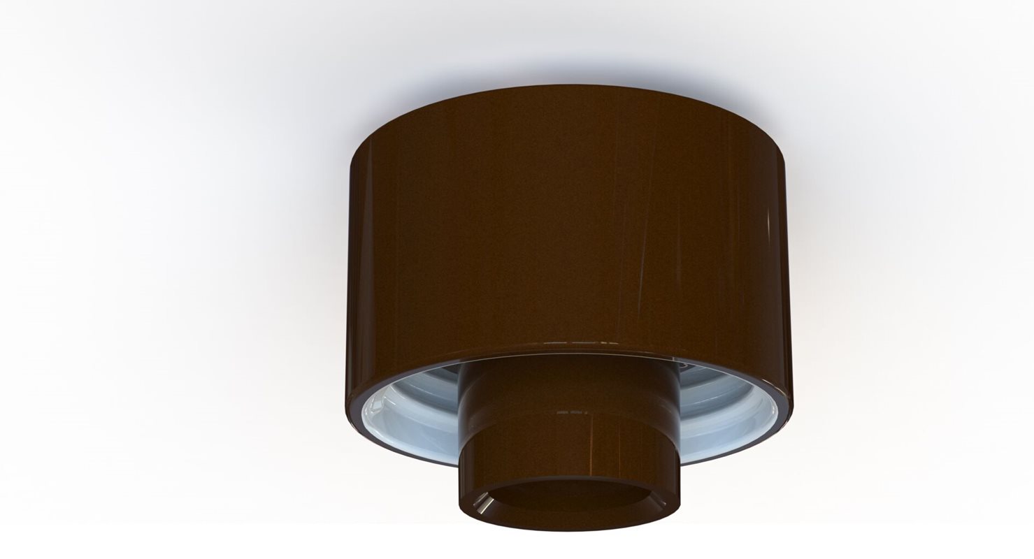 Ifö Electric Porslinsarmatur Rak Brun 84,5Mm Ing Bak Ip54