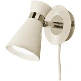 Aneta Lighting Trakt Väggspot Vit/Krom Gu10 Exkl. Ljuskälla