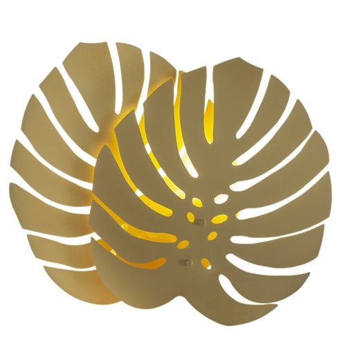 By Rydéns Costa Rica Vägglampa Matt Mässing