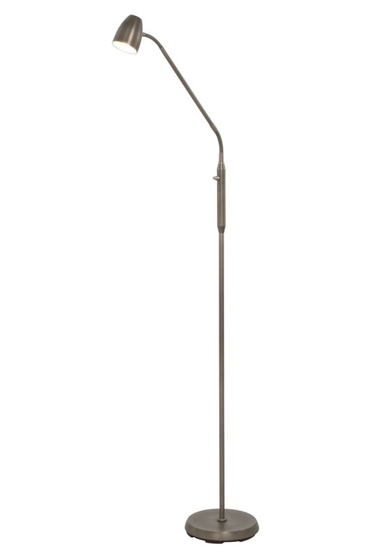 Aneta Lighting Sandnes golvlampa tenn med dimmer