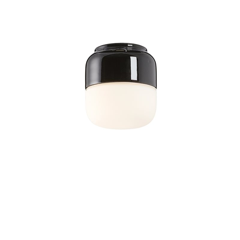 Ifö Electric Ohm 100/110 Svart/Matt Opalglas Ip44