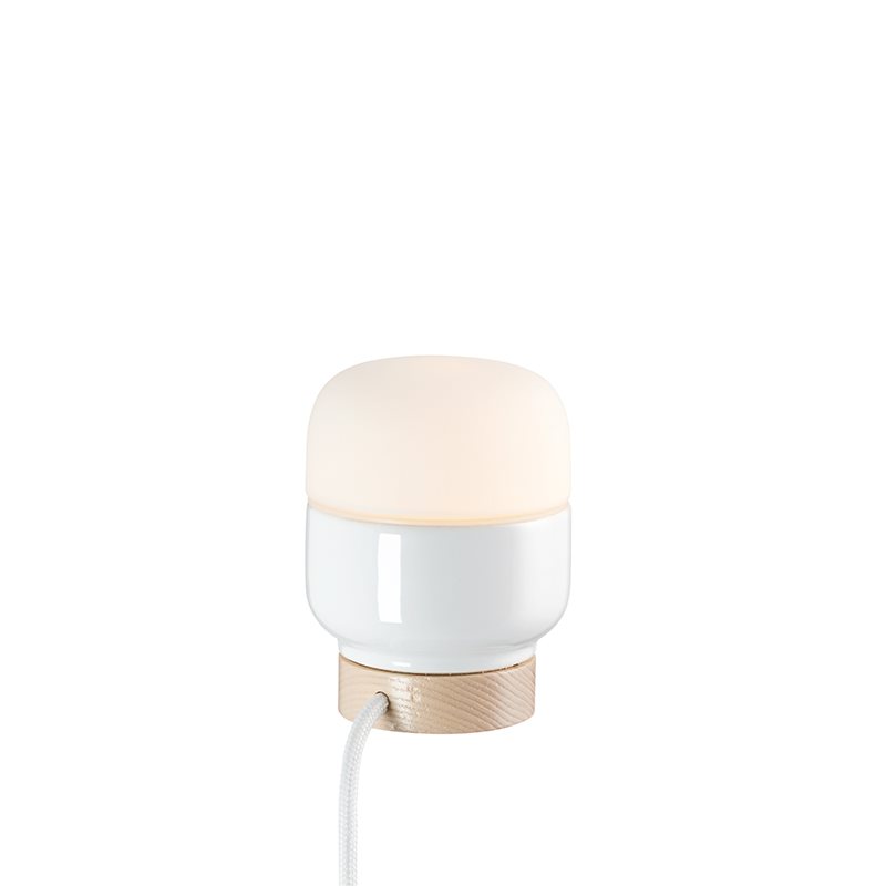 Ifö Electric Ohm Bordslampa 100/130 Vit/Matt Opalglas Dimmer
