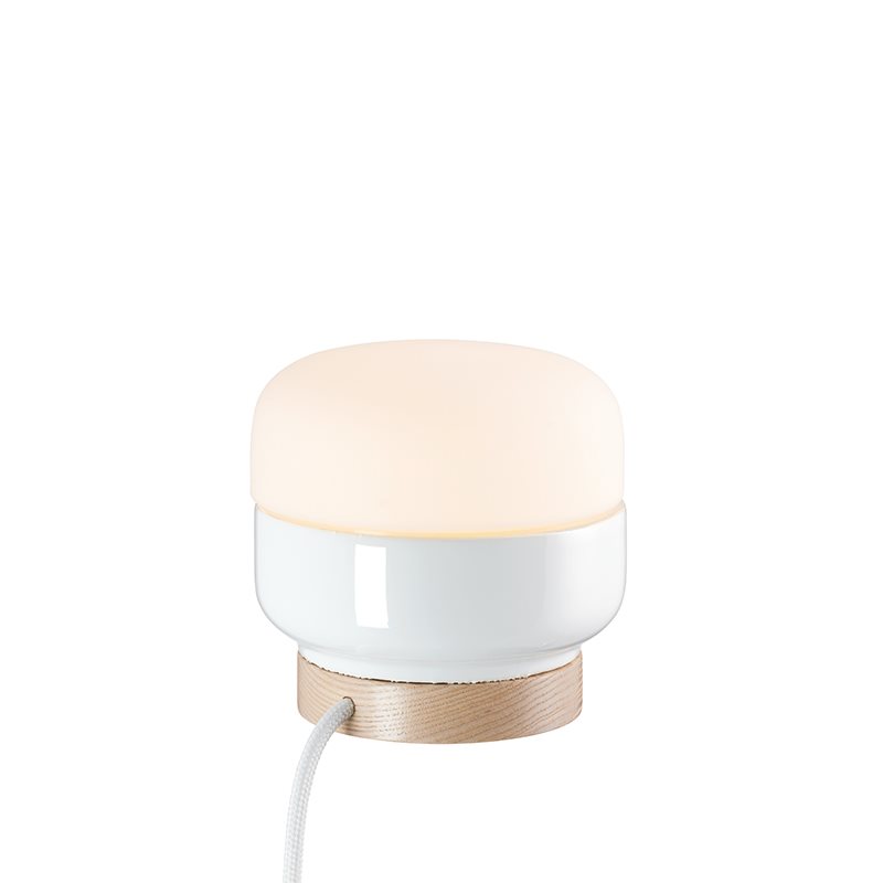 Ifö Electric Ohm Bordslampa 140/135 Vit/Matt Opalglas Dimmer