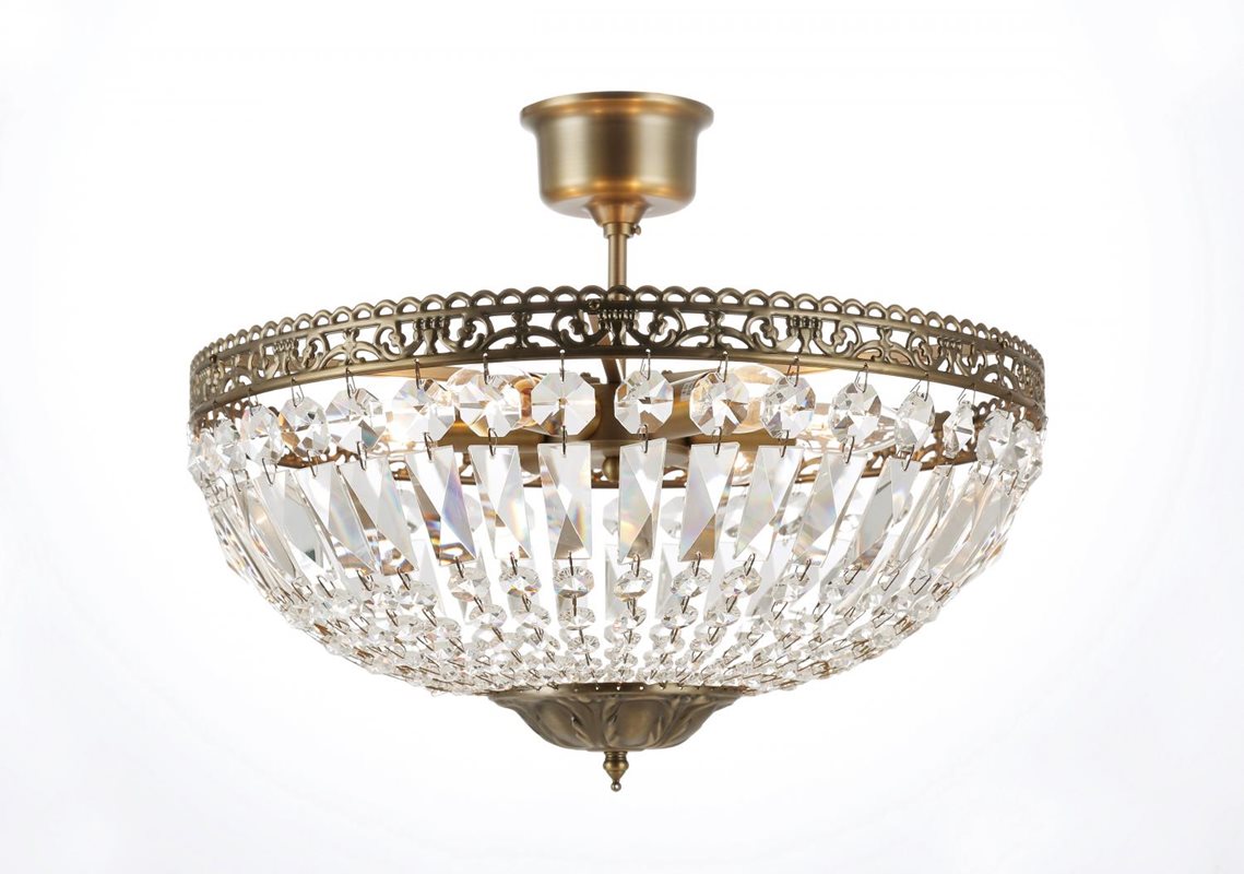 Norrsken Design Classic Kristallplafond Antik Mellan