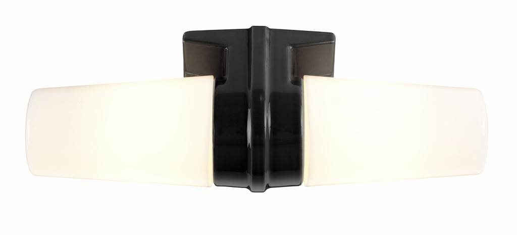 Ifö Electric Bernadotte Lampett Dubbel Svart Ip20