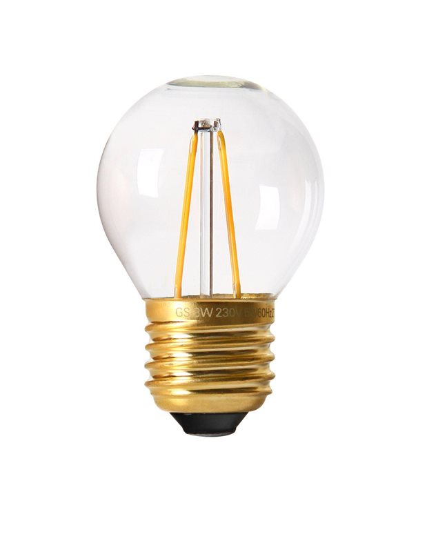 Pr Home Led Klot Vintage Filament 2W E27 Utgår*