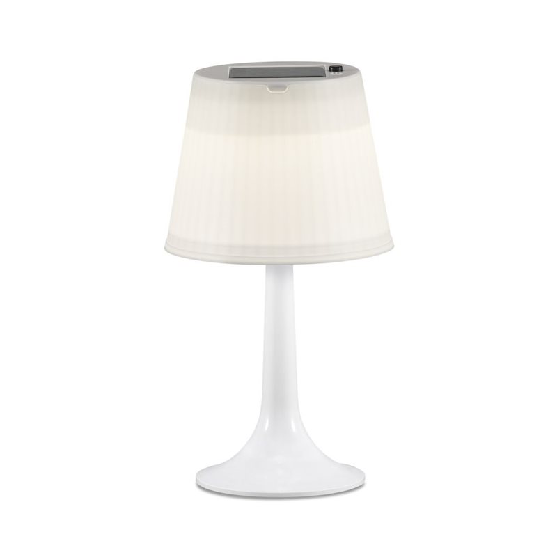 Konstsmide Assisi Bordslampa Solcell LED Vit