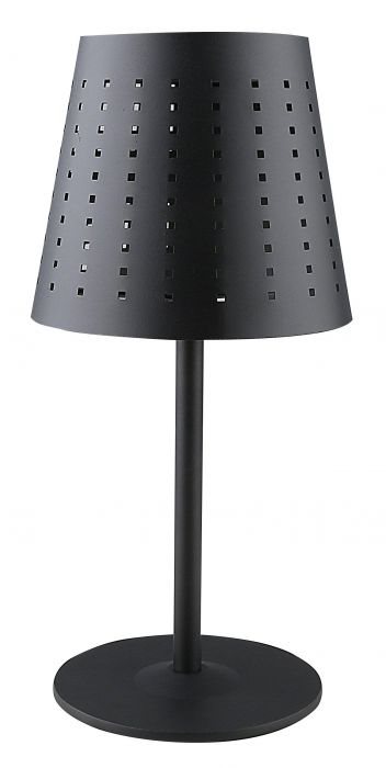 Pr Home Alvar Bordslampa/Utomhus Solcell/Usb Svart