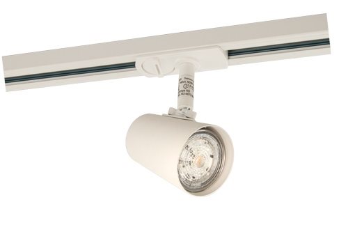 Aneta Lighting Cone Spotlight Mattvit För 1-Fasskena