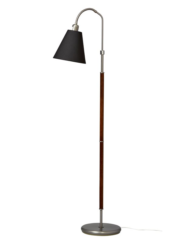 Ah Belysning G358 Tullgarn Råjärn/Valnöt Läslampa Exkl. Skärm