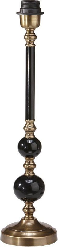 Pr Home Abbey Bordsfot Svart/Antikmässing 50Cm Exkl Skärm