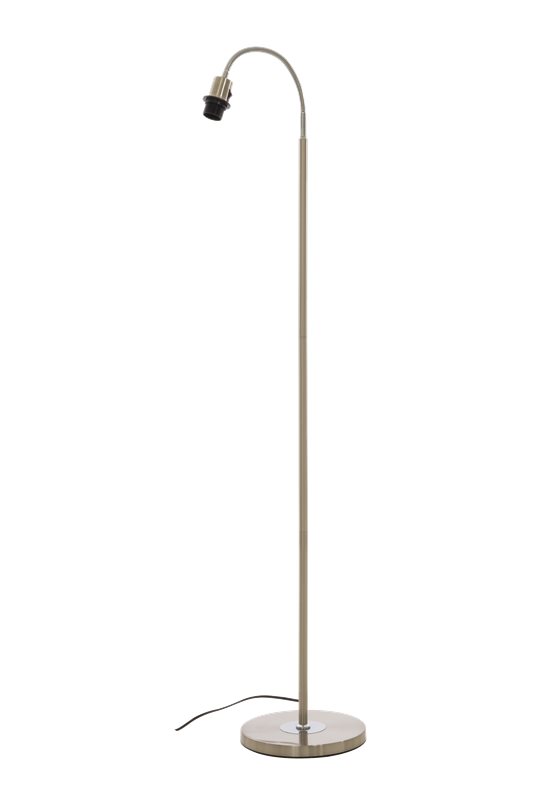 Aneta Lighting LJUSDAL golvlampa 1-arm, stål/krom exkl. skärm