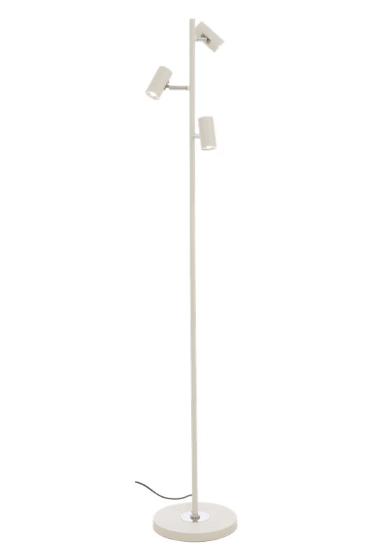 Aneta Lighting GUSTO golvlampa 3-arm, vit-krom
