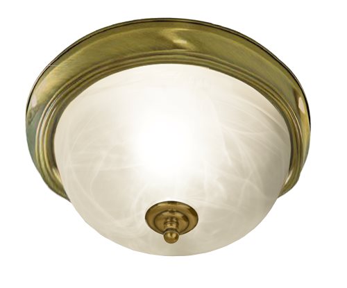 Aneta Lighting NAPOLI plafond bad, antik/vit