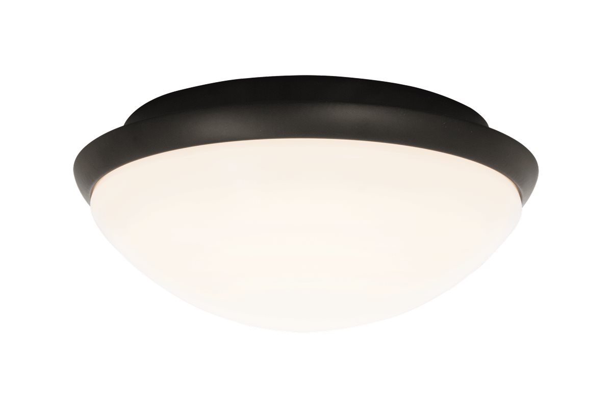 Aneta Lighting SIRACUSA plafond bad, svart ej dimbar