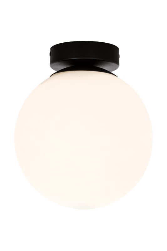 Aneta Lighting LIDO plafond bad, svart/vit