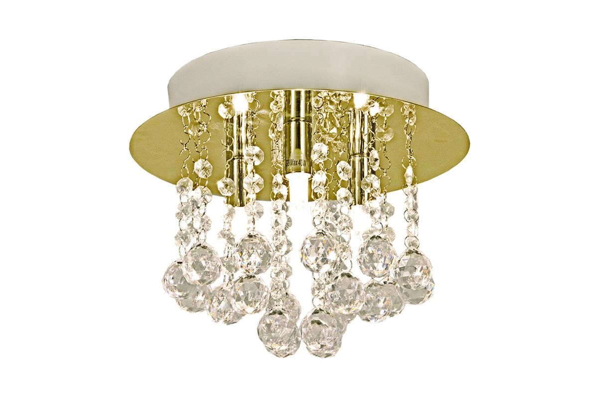 Aneta Lighting Madelene plafond 26cm mässing