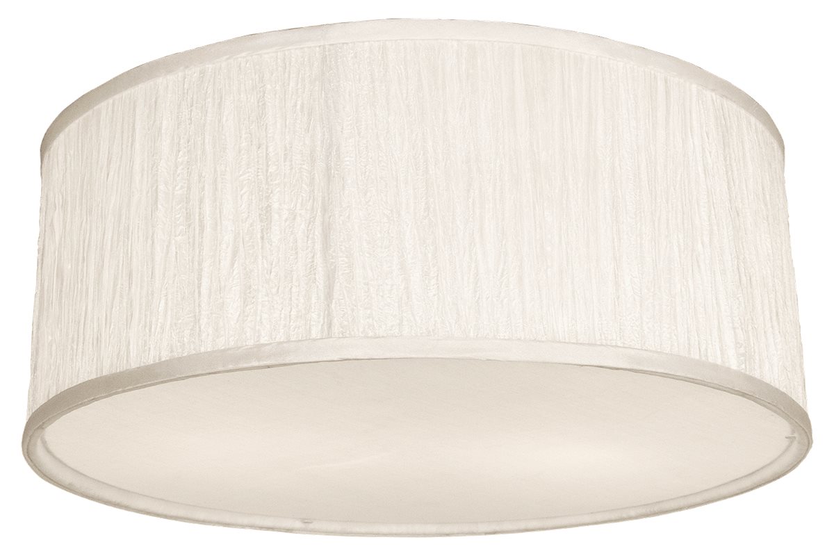 Aneta Lighting Bendir plafond 38cm vit rynk
