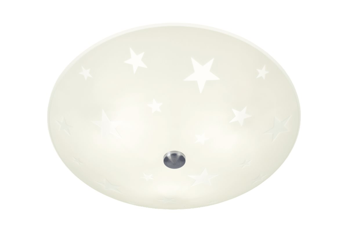 Aneta Lighting Stjärna plafond 42cm vit-stål