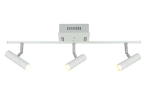 Aneta Lighting Artic takspotlight rak 3:a vit